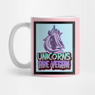 Unicorns are Vegan Mug